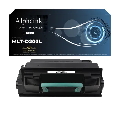 Toner MLT-D203L SU897A Compatibile per Samsung Nero 5000 Copie | Alphaink