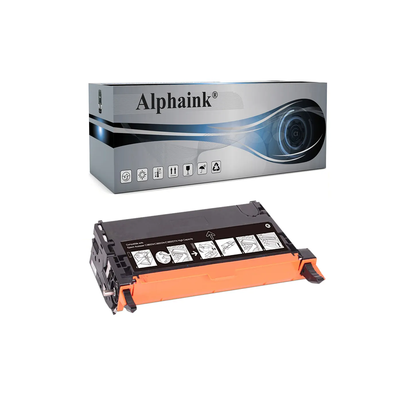 Toner compatibile per EPSON C3800BK | Alphaink - Qualità e Risparmio