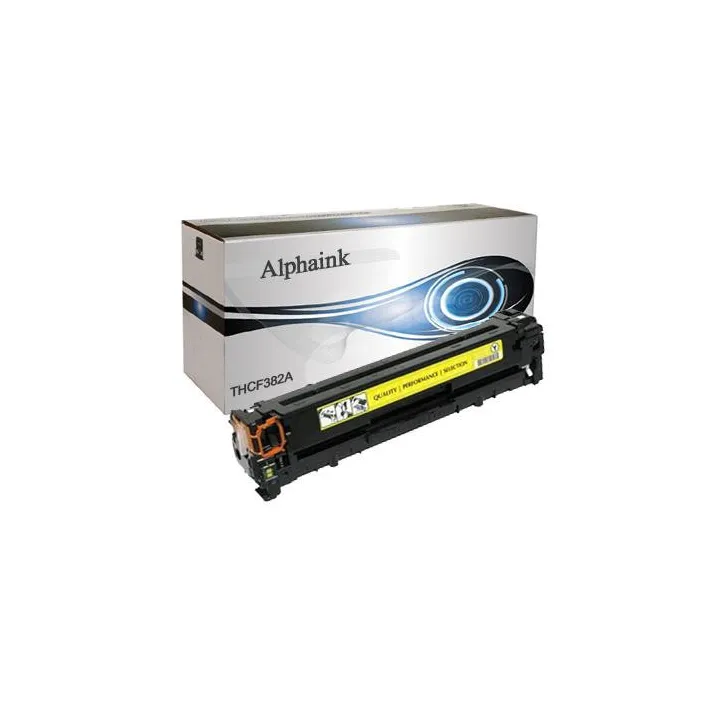 Toner compatibile per HP  CF382A | Alphaink - Qualità e Risparmio