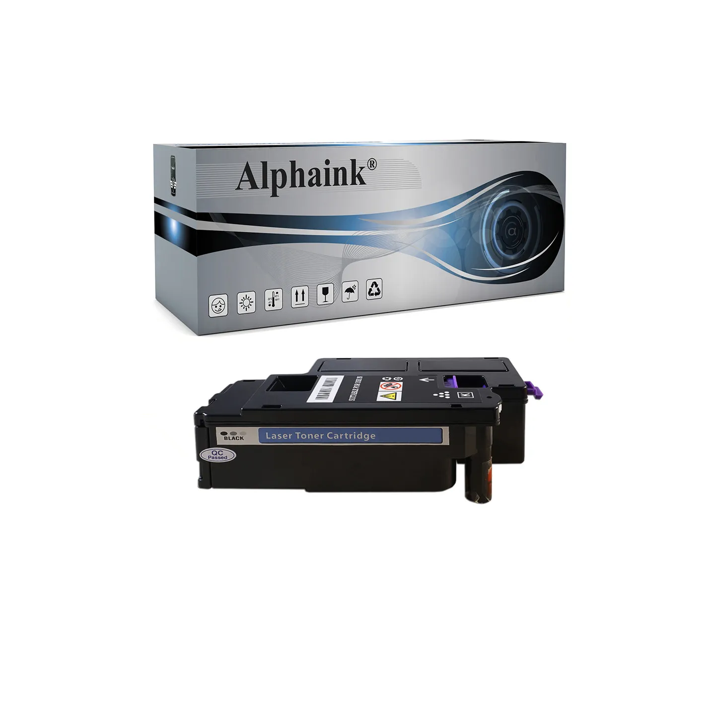 Toner compatibile per DELL C1660BK | Alphaink - Qualità e Risparmio