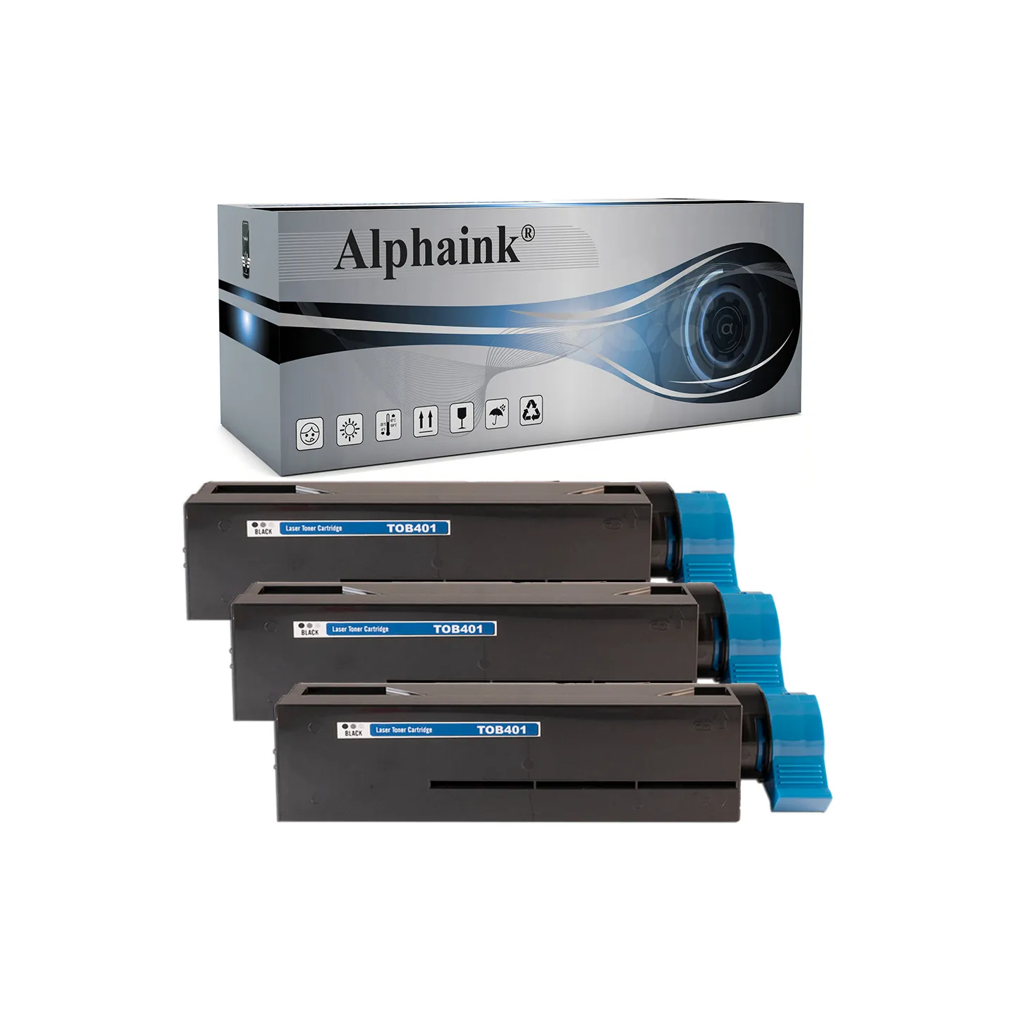Toner compatibile per OKI SYSTEM OKIB401KIT3 | Alphaink - Qualità e Risparmio