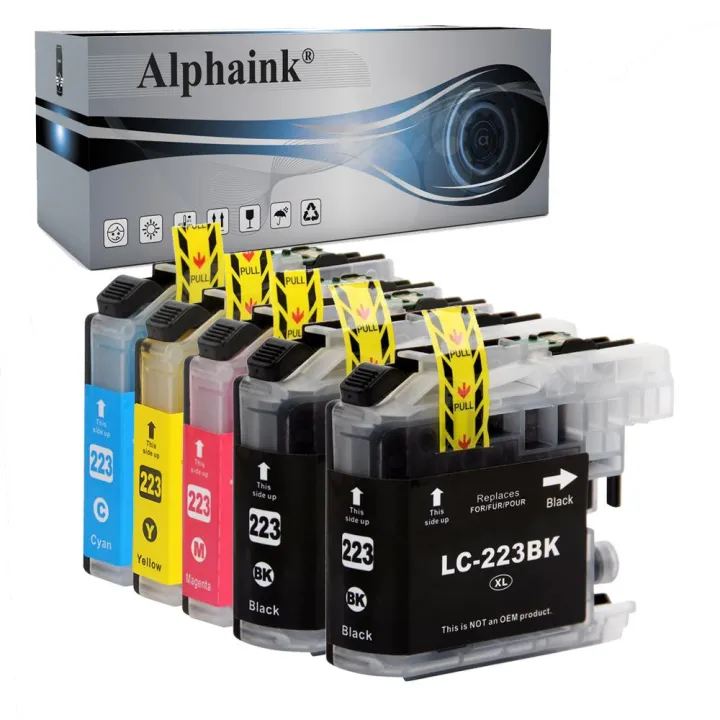 Offerta Kit 5 Cartucce Brother LC223 Nero + Colore