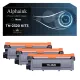 Kit 3 Toner TN-2320 TN2320 Compatibili per Brother Nero | Alphaink