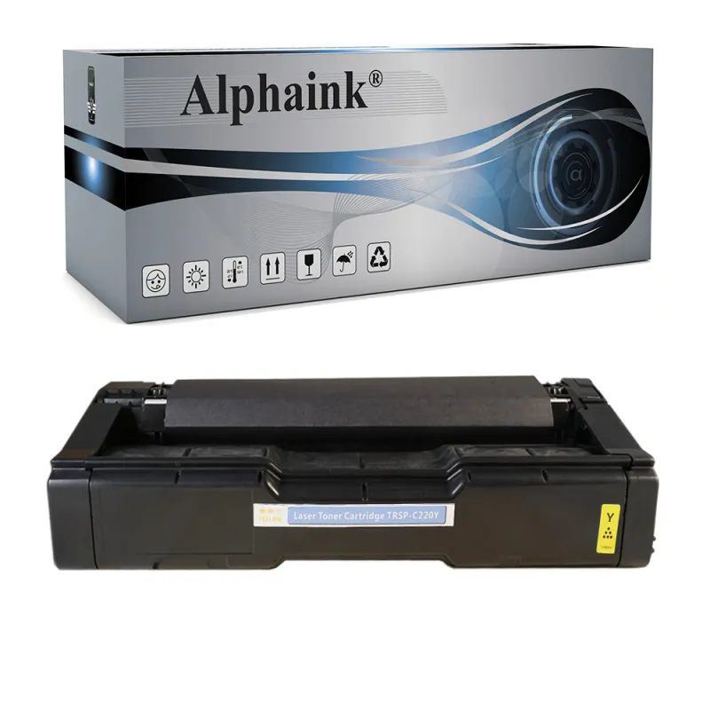 Toner rigenerato da originale RICOH RSPC220Y | Alphaink - Qualità e Risparmio