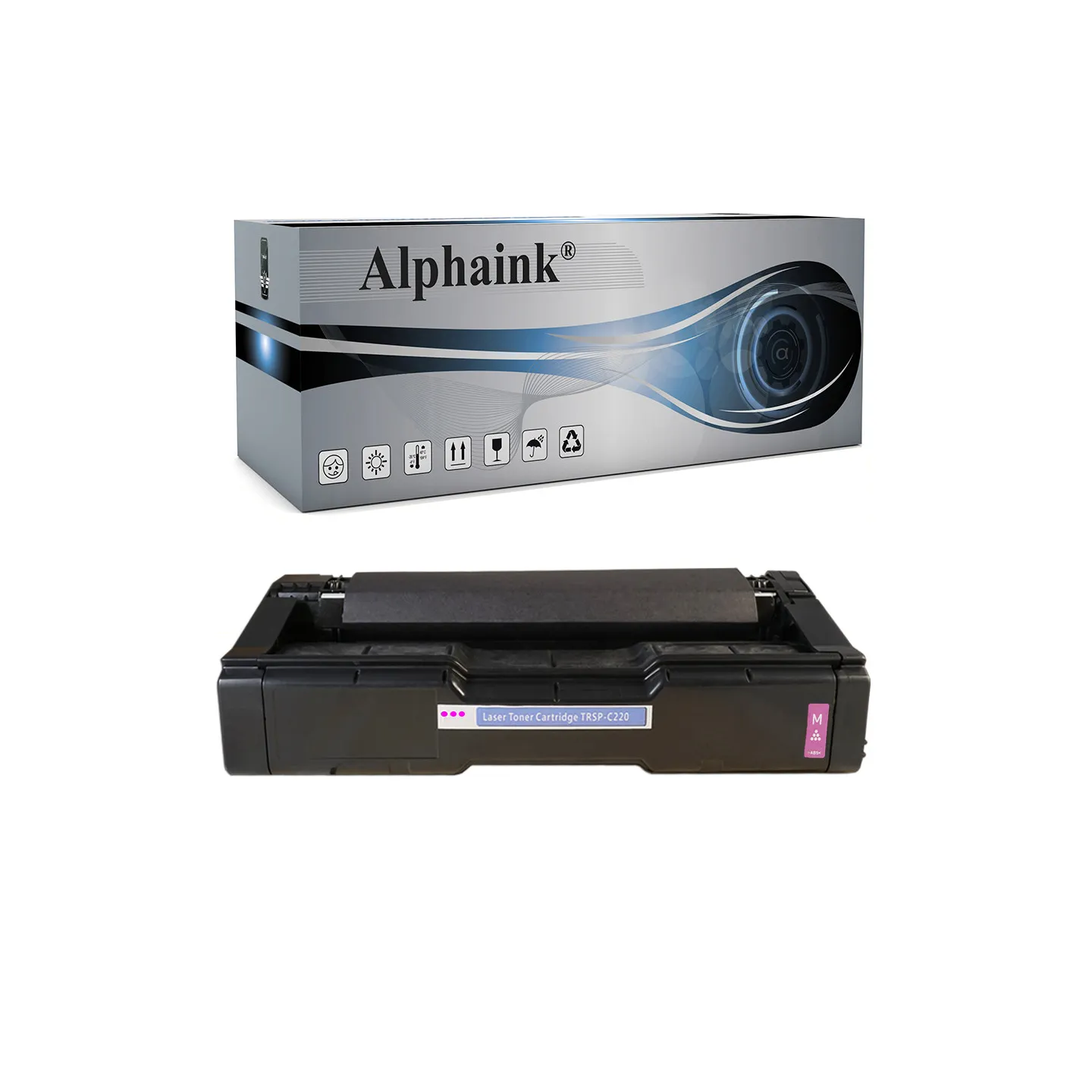 Toner rigenerato da originale RICOH RSPC220M | Alphaink - Qualità e Risparmio