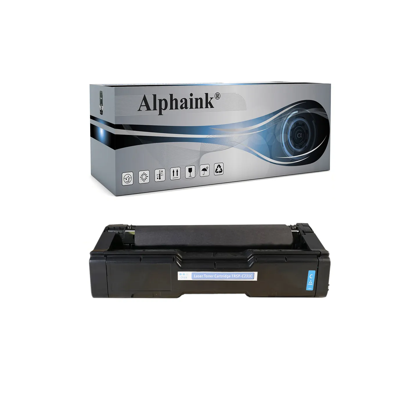 Toner rigenerato da originale RICOH RSPC231C | Alphaink - Qualità e Risparmio