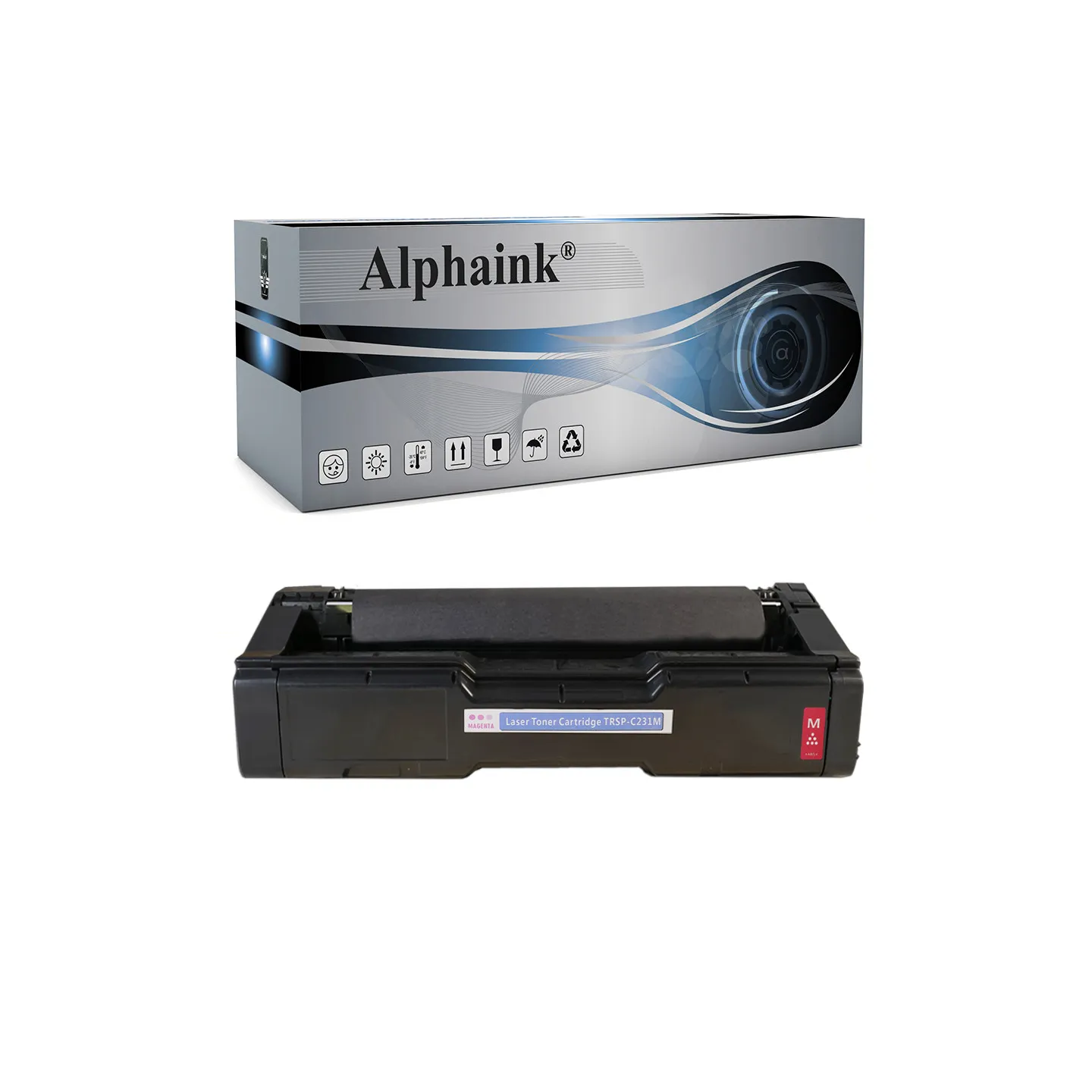 Toner rigenerato da originale RICOH RSPC231M | Alphaink - Qualità e Risparmio