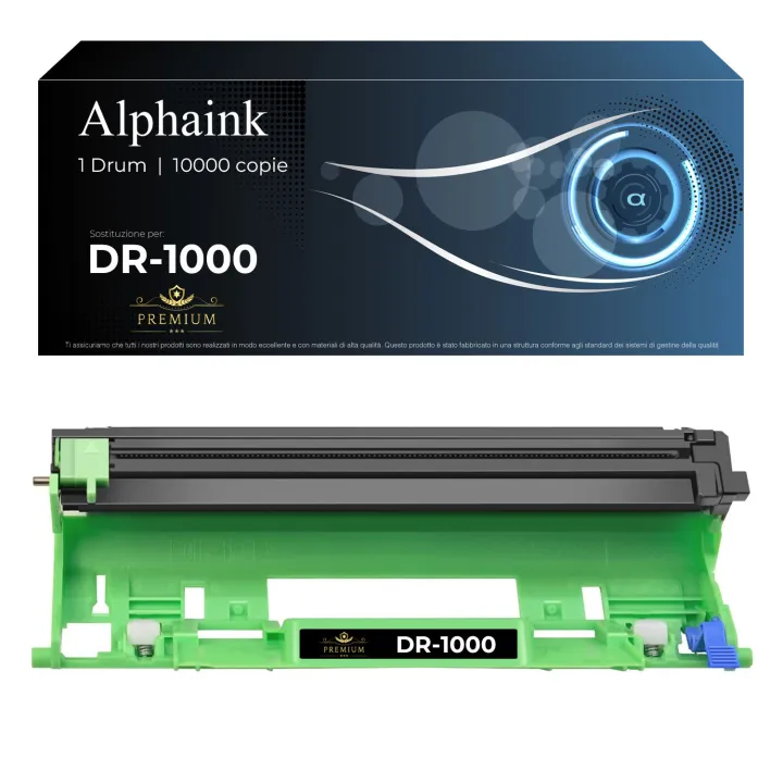 Tamburo Compatibile per Brother DR1000 DR1050 | 10.000 copie