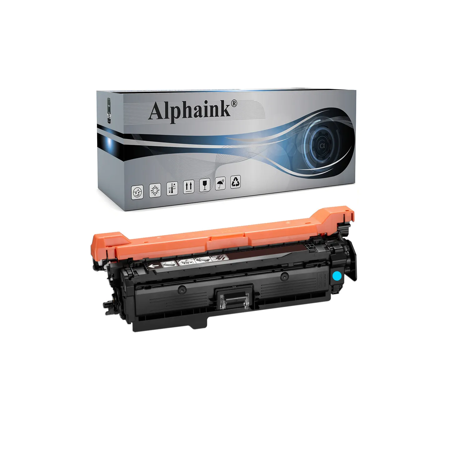 Toner compatibile per CANON CRG732C | Alphaink - Qualità e Risparmio