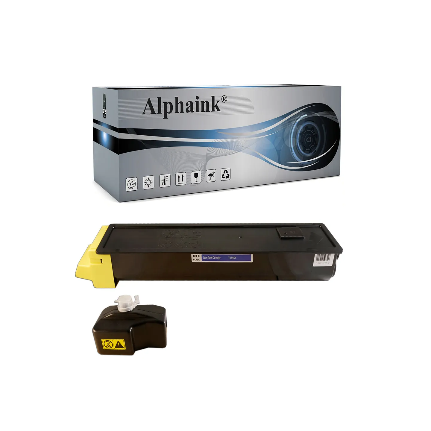 Toner compatibile per KYOCERA TK895Y | Alphaink - Qualità e Risparmio
