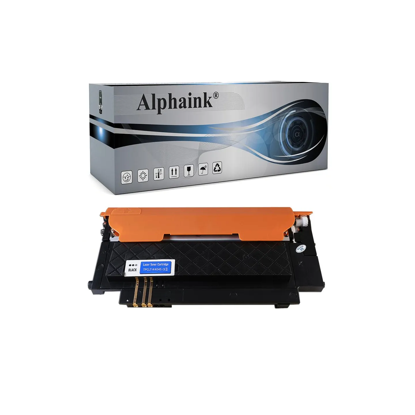 Toner rigenerato da originale SAMSUNG CLTK404S | Alphaink - Qualità e Risparmio