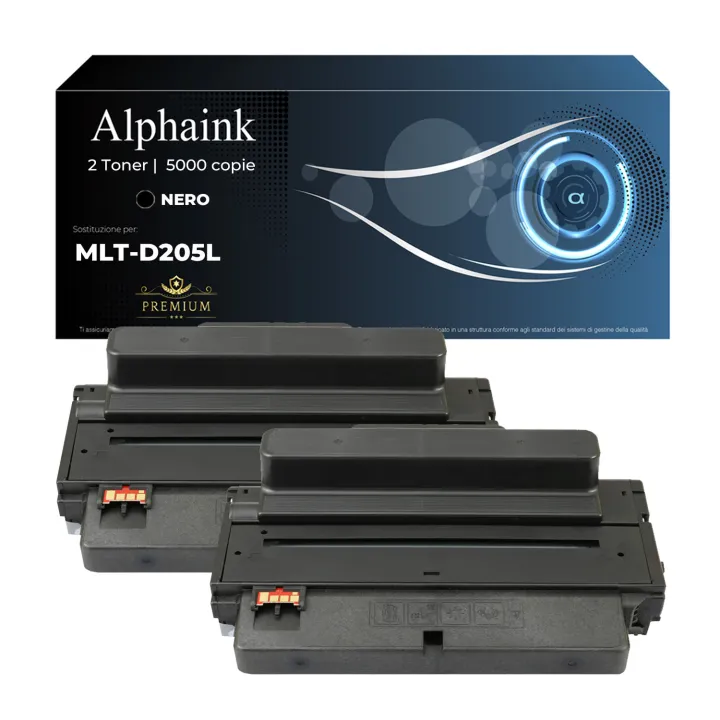 Kit 2 Toner MLT-D205L SU963A Compatibili per Samsung Nero | Alphaink