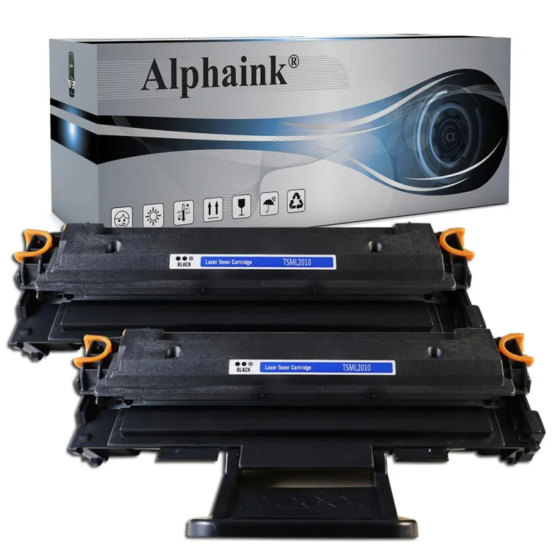Kit 2 Toner ML2010D3 Nero Compatibili per Samsung | Alphaink