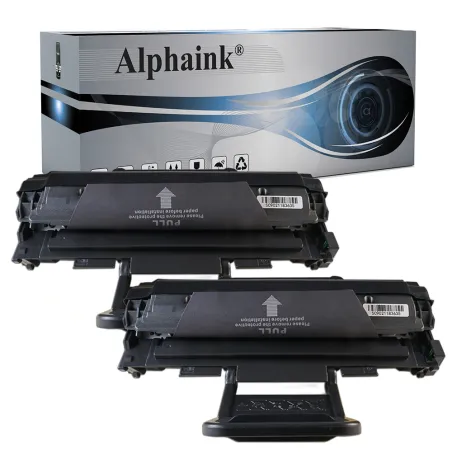 Kit 2 Toner MLT-D1082S Nero Compatibili per Samsung | Alphaink