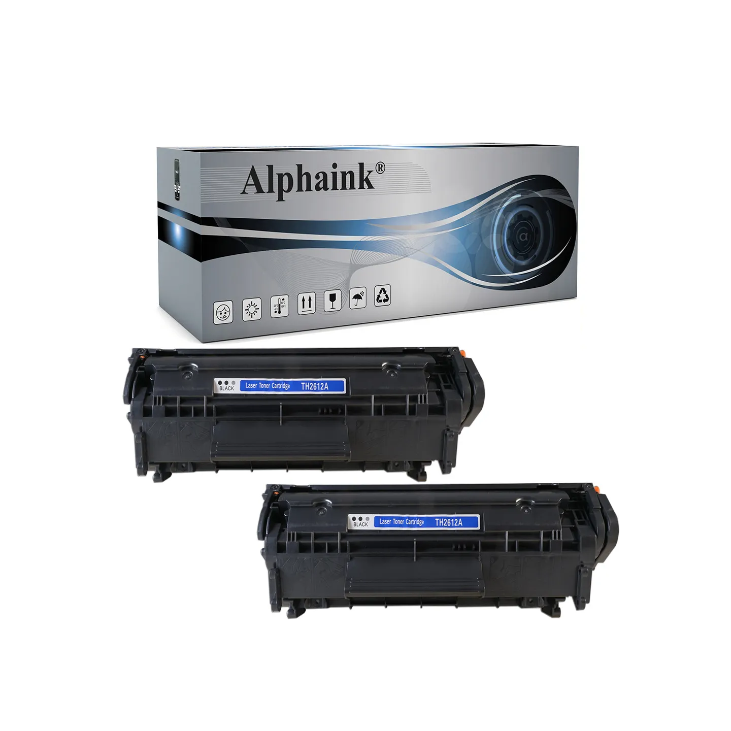 Toner compatibile per HP  Q2612AKIT2 | Alphaink - Qualità e Risparmio