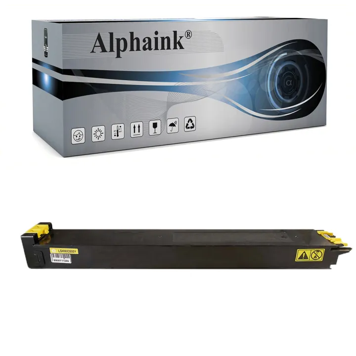 Toner compatibile per SHARP MX2600Y | Alphaink - Qualità e Risparmio