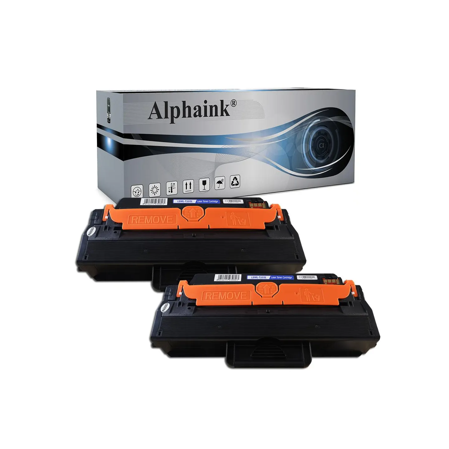 Kit 2 Toner MLT-D103L Nero Compatibili per Samsung | Alphaink