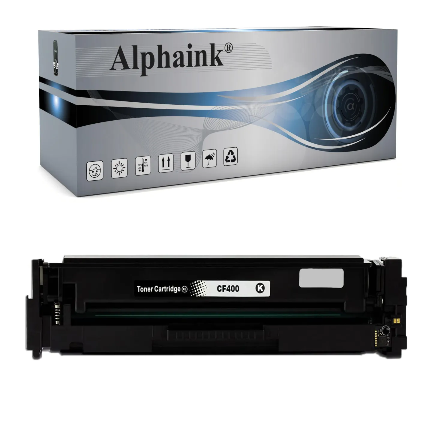 Toner compatibile per HP  CF400A | Alphaink - Qualità e Risparmio