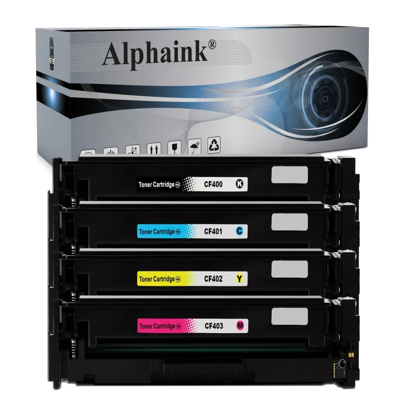 Toner compatibile per HP CF400AKIT4 | Alphaink - Qualità e Risparmio