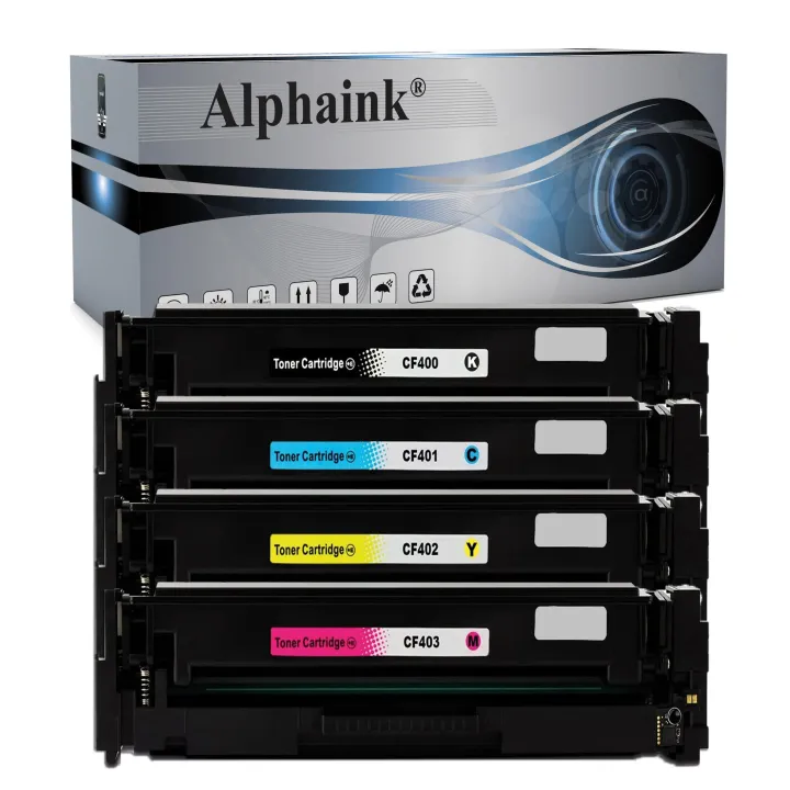 Toner compatibile per HP CF400AKIT4 | Alphaink - Qualità e Risparmio