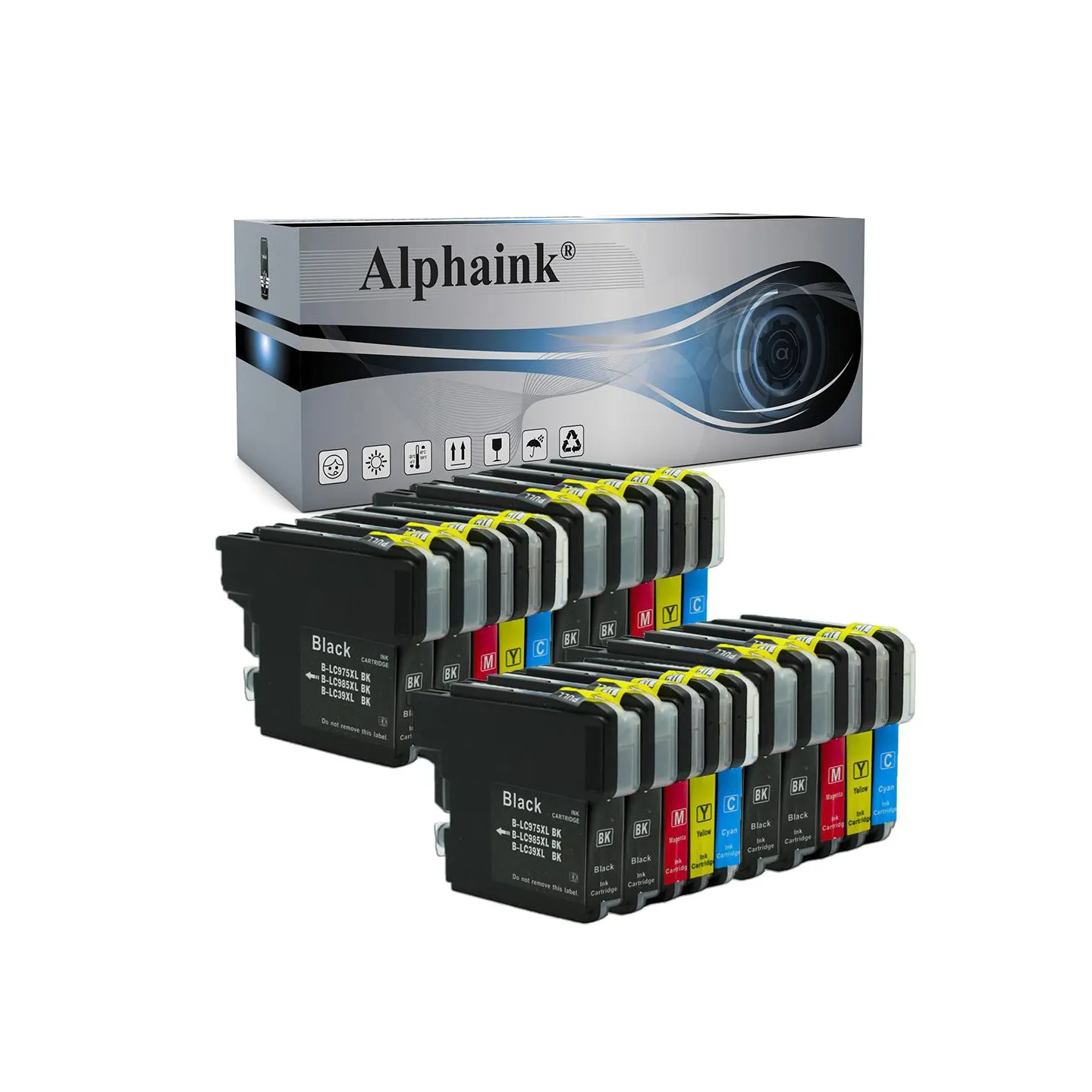 Vendita Kit 20 Cartucce Brother LC-985 Nero + Colore