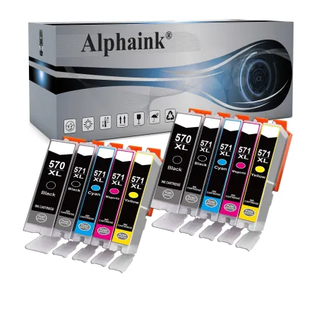 Cartucce Compatibili per CANON PGI570571CHIPKIT10 | Alphaink - Qualità e Risparmio