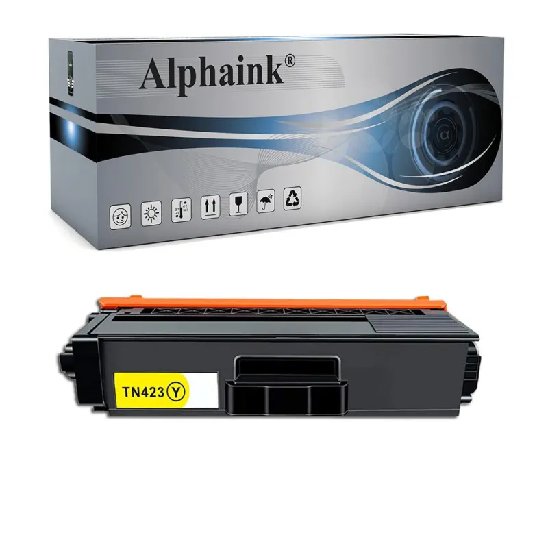 Toner compatibile per BROTHER TN423Y | Alphaink