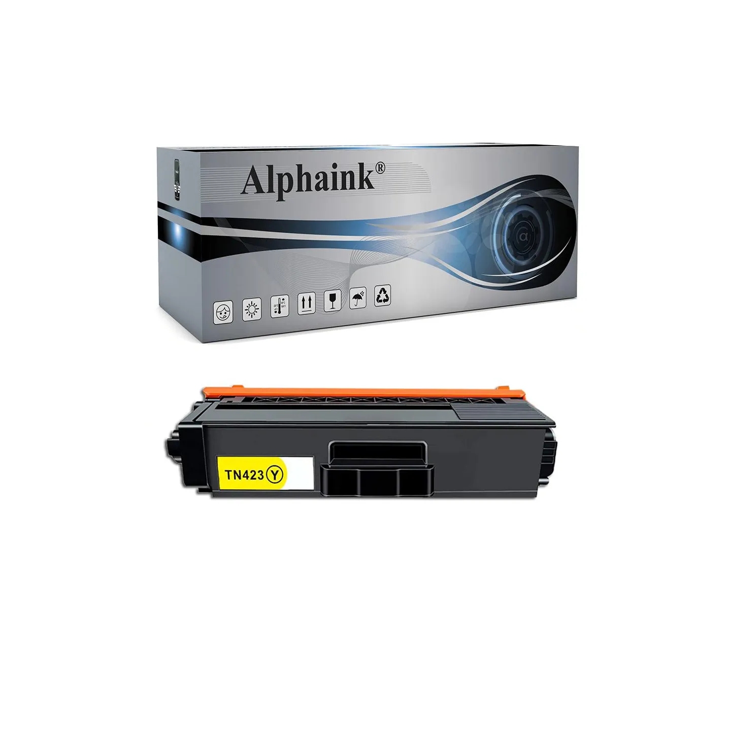 Toner compatibile per BROTHER TN423Y | Alphaink