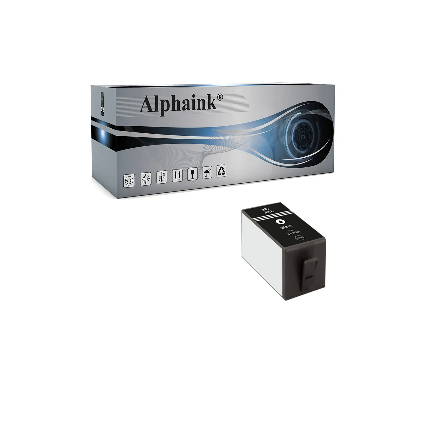 Cartucce Compatibili per HP  907XLBK | Alphaink - Qualità e Risparmio