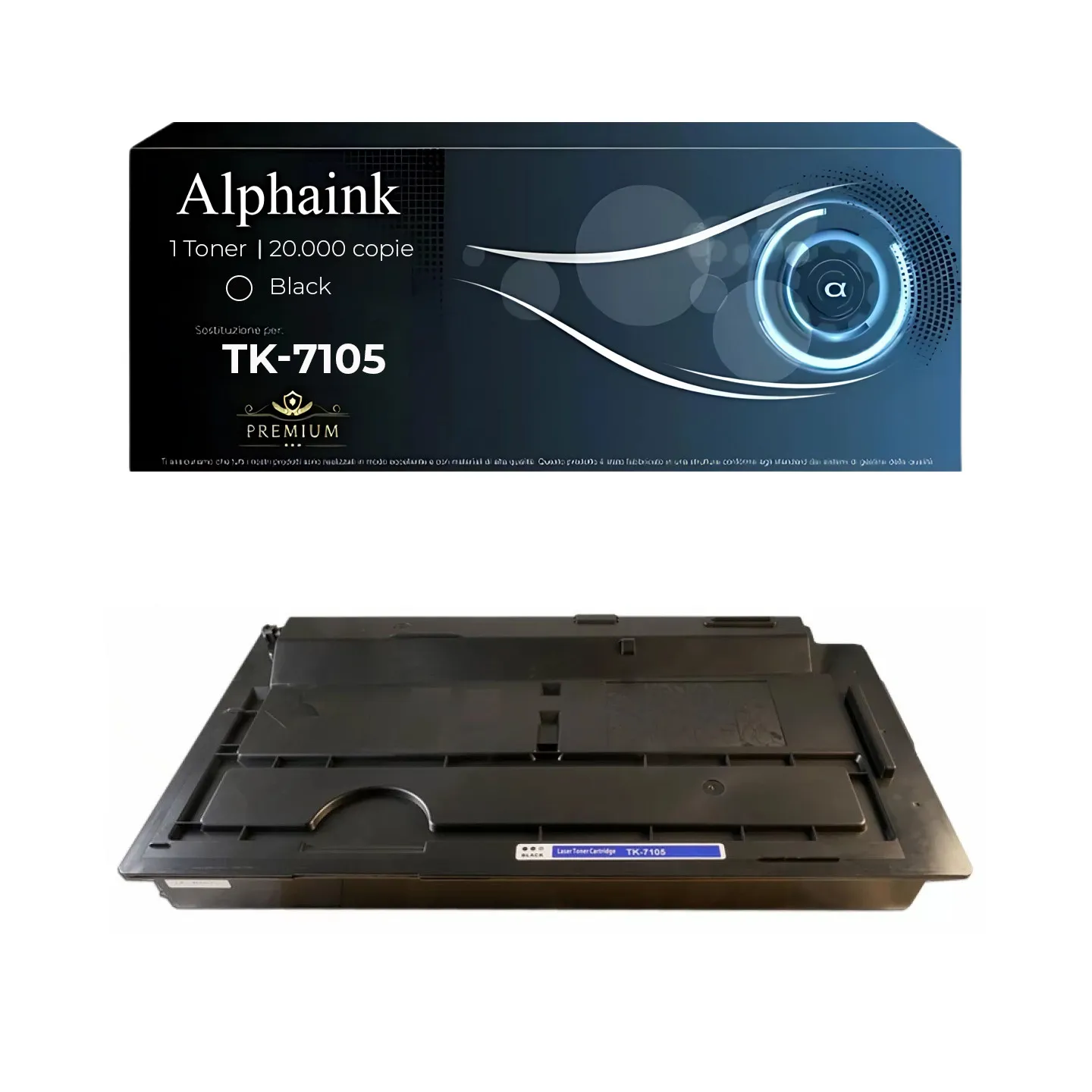 Toner compatibile per KYOCERA TK7105 | Alphaink - Qualità e Risparmio