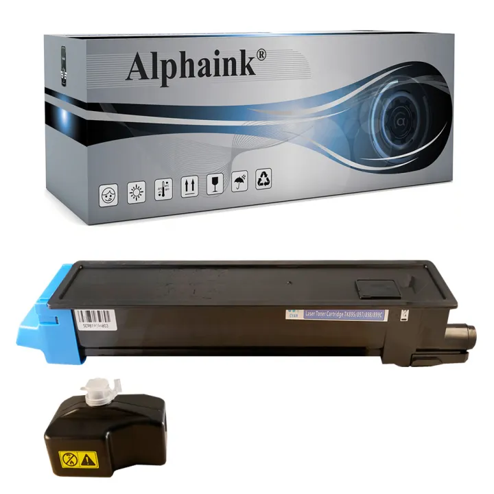Toner compatibile per KYOCERA TK895C | Alphaink - Qualità e Risparmio