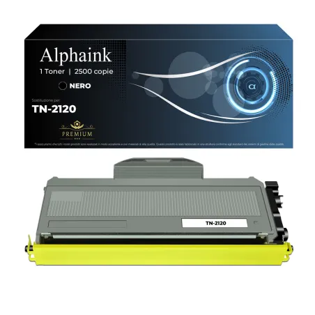 Toner TN-2120 Compatibile per Brother Nero 2500 Copie | Alphaink