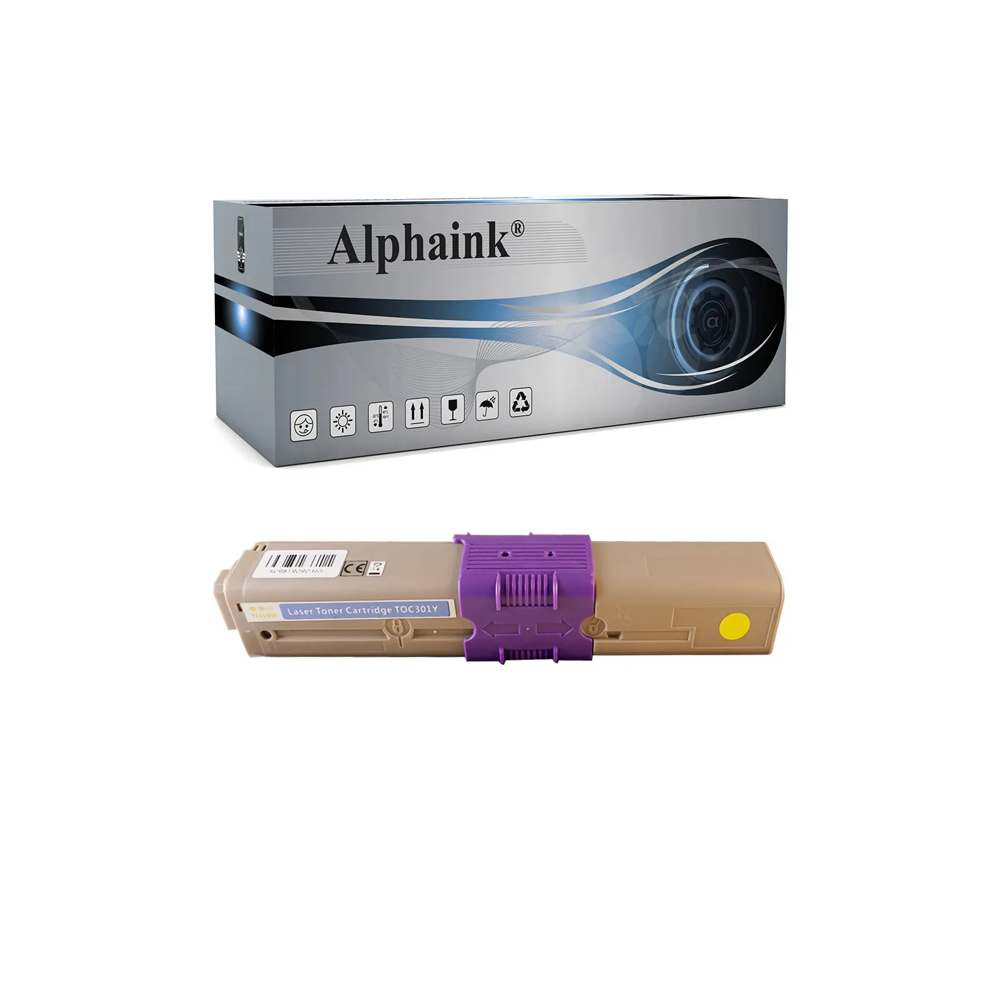 Toner compatibile per OKI SYSTEM OKIC321Y | Alphaink - Qualità e Risparmio