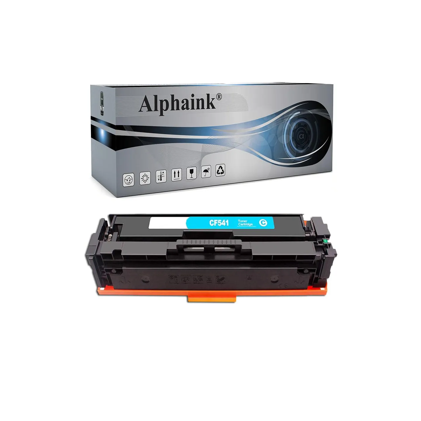 Toner compatibile per HP  CF541A | Alphaink - Qualità e Risparmio