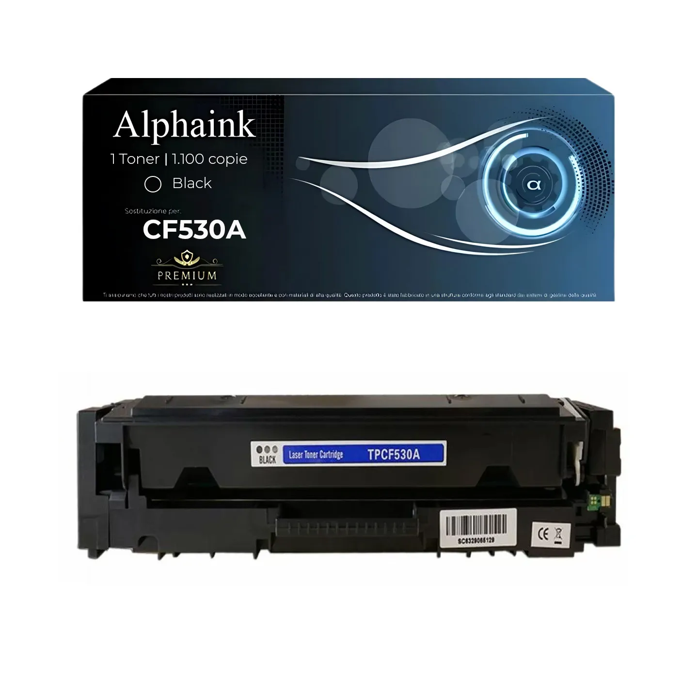 Toner CF530A / 205A Nero Compatibile per HP | Alphaink