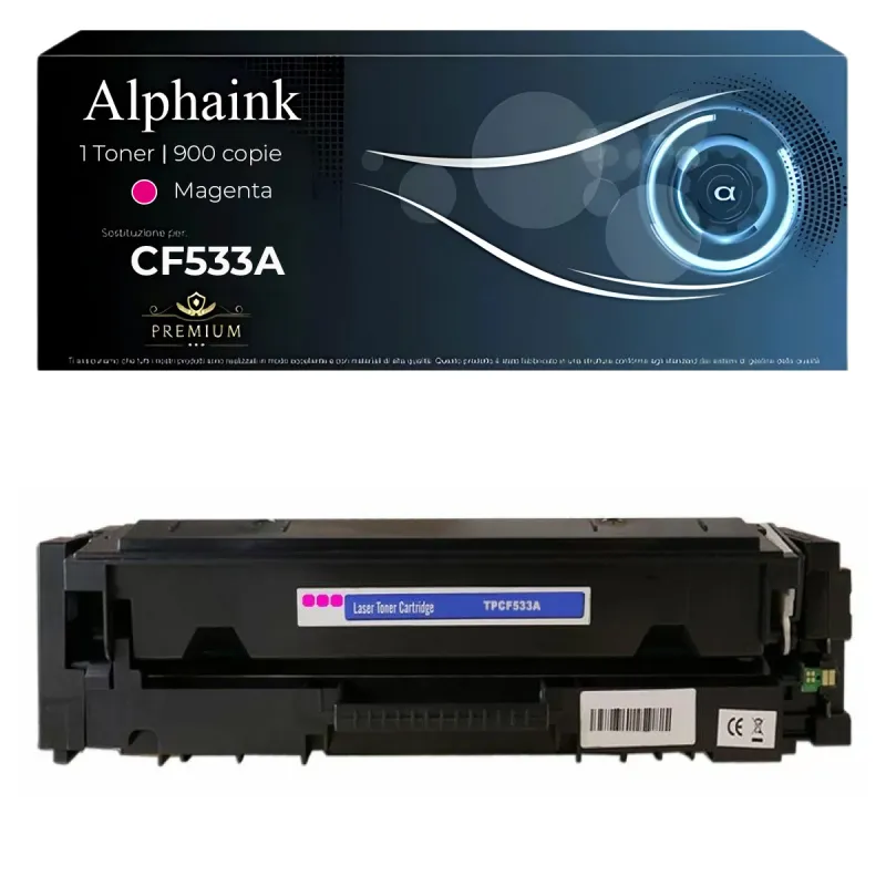 Toner compatibile per HP  CF533A | Alphaink - Qualità e Risparmio