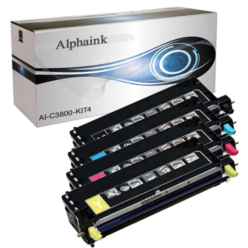Toner compatibile per EPSON C3800KIT4 | Alphaink - Qualità e Risparmio