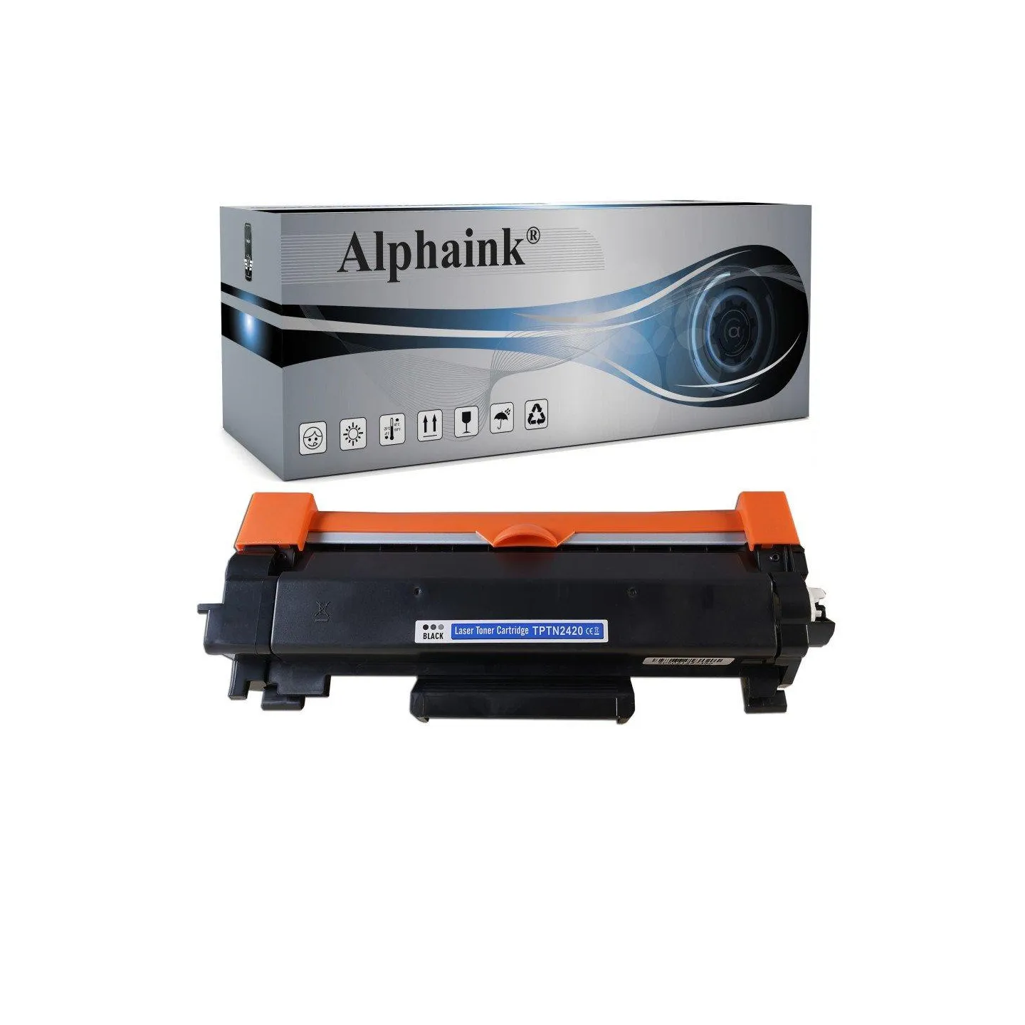 Toner compatibile per BROTHER TN2420NOCHIP | Alphaink - Qualità e Risparmio