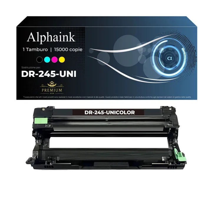 Compra Tamburo Brother DR-245 Bk nero compatibile- Alphaink