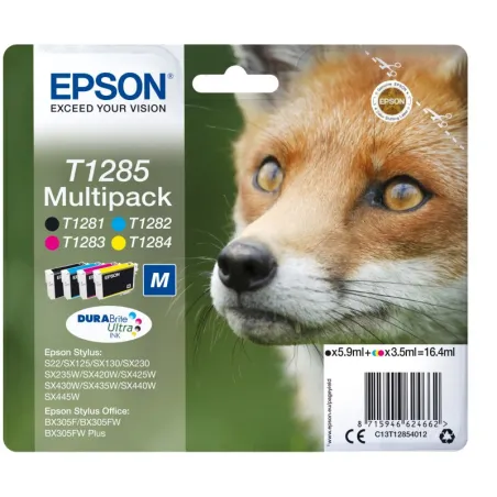 Cartucce-Epson-Fox-T1285-Kit4-Multipack