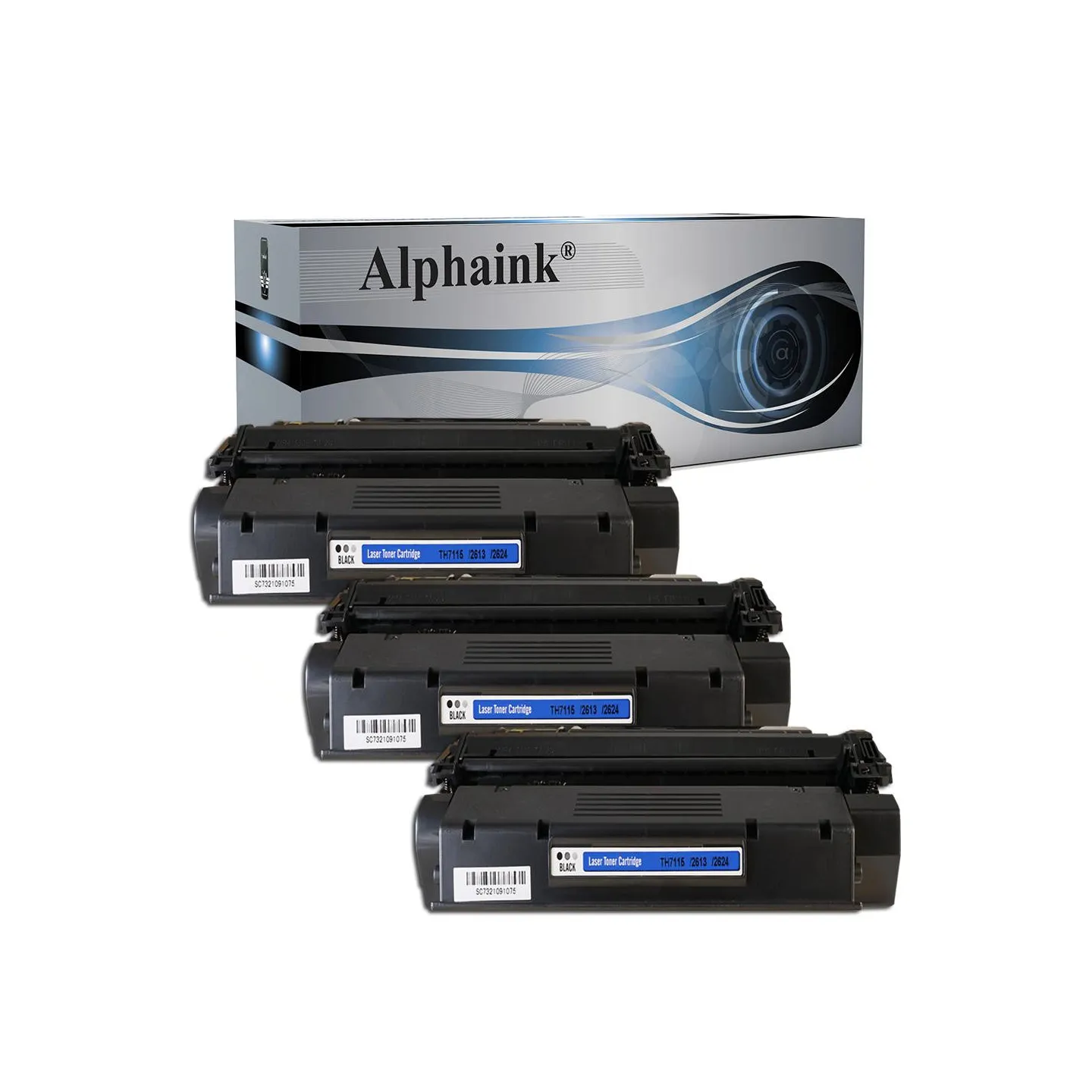 Toner compatibile per HP  C7115AKIT3 | Alphaink - Qualità e Risparmio