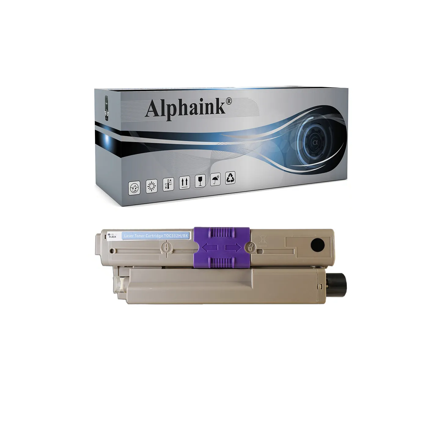 Toner compatibile per OKI SYSTEM C332HBK | Alphaink - Qualità e Risparmio