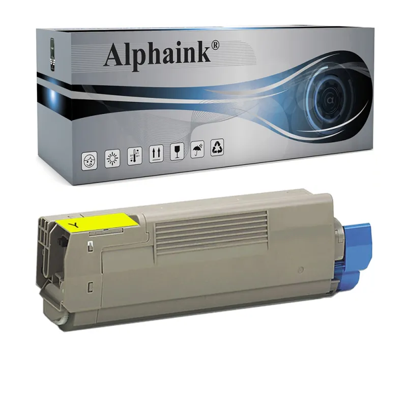 Toner compatibile per OKI SYSTEM C712Y | Alphaink - Qualità e Risparmio