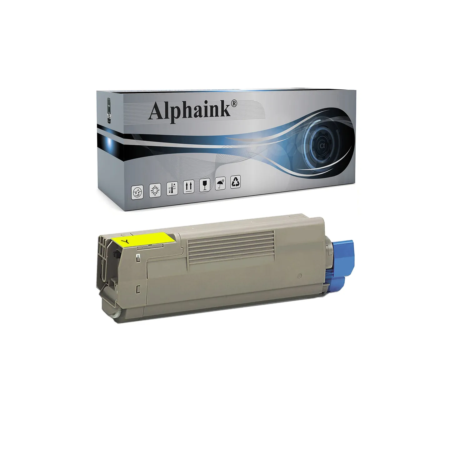 Toner compatibile per OKI SYSTEM C712Y | Alphaink - Qualità e Risparmio