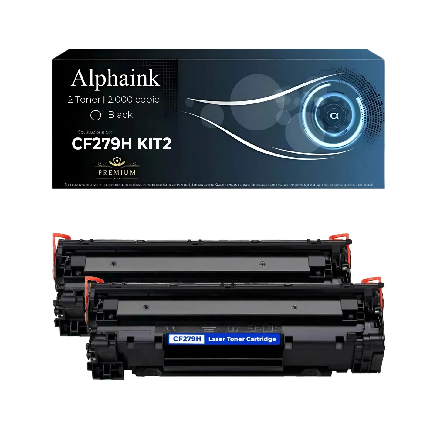 Toner compatibile per HP  CF279HKIT2 | Alphaink - Qualità e Risparmio