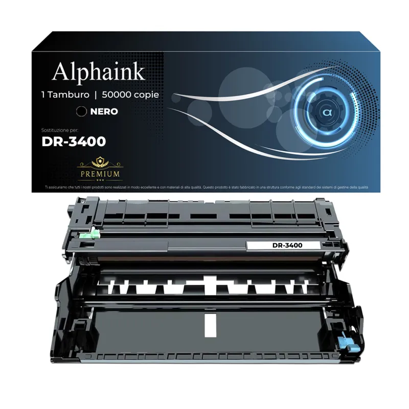 Offerta Tamburo Brother DR-3400 Nero Alphaink