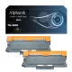 Kit 2 Toner TN-2220 TN-2010 Compatibili per Brother Nero | Alphaink