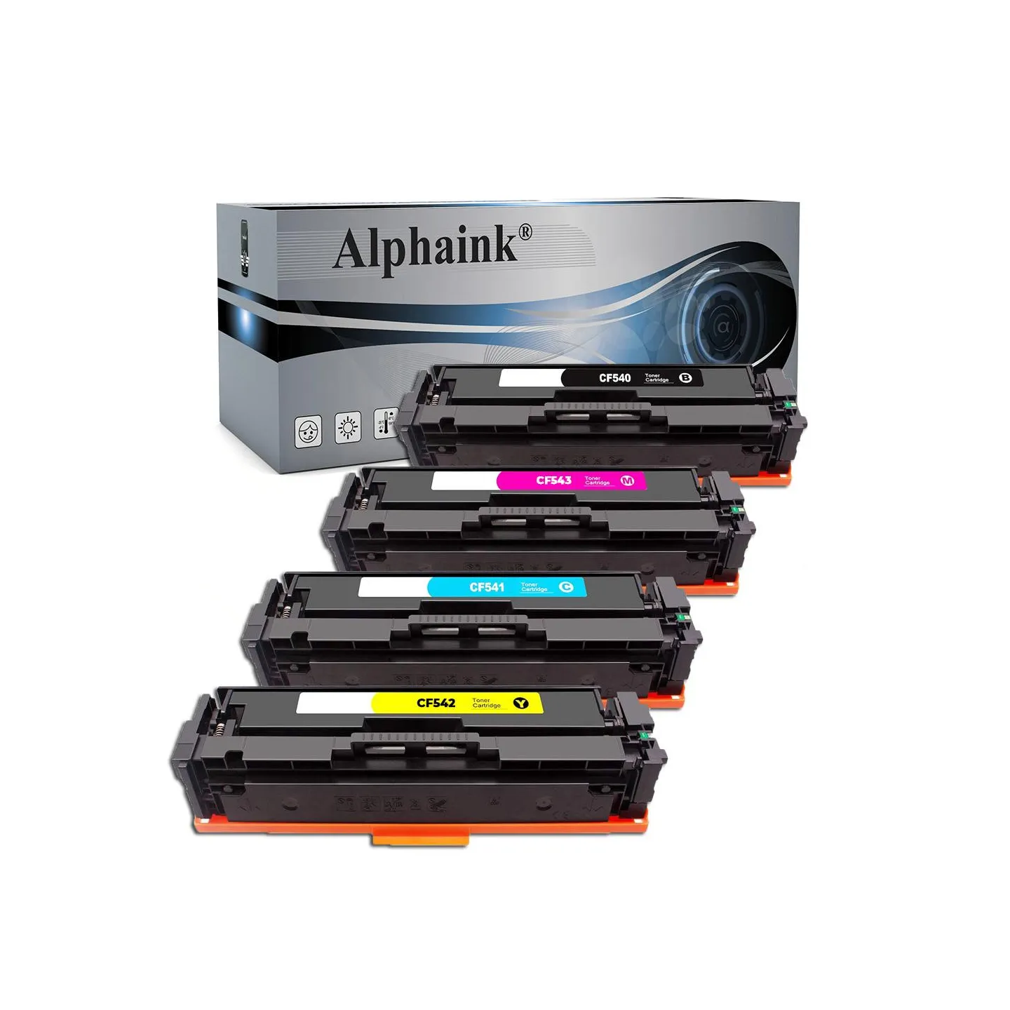 Toner compatibile per HP  CF540AKIT4 | Alphaink - Qualità e Risparmio