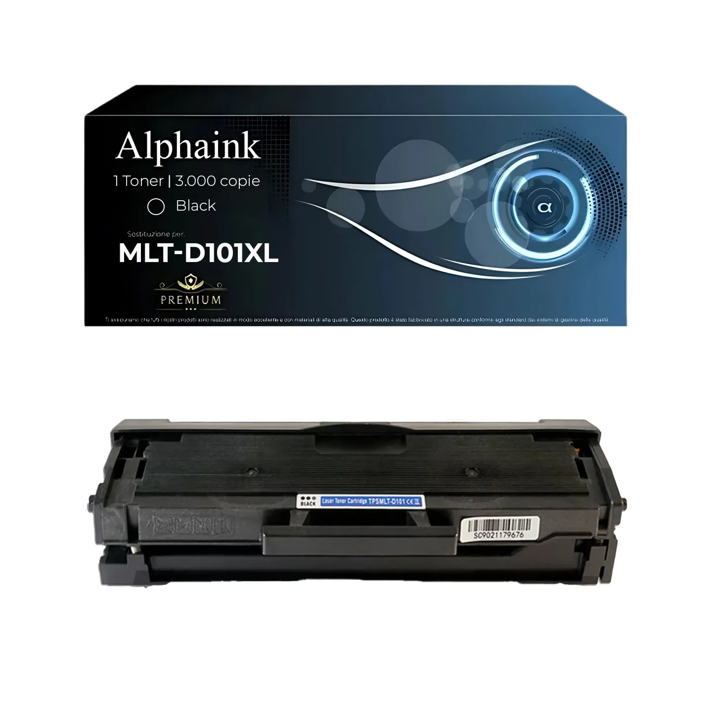 Toner MLT-D101XL Compatibile per Samsung Alta Capacità Nero 3000 Copie | Alphaink