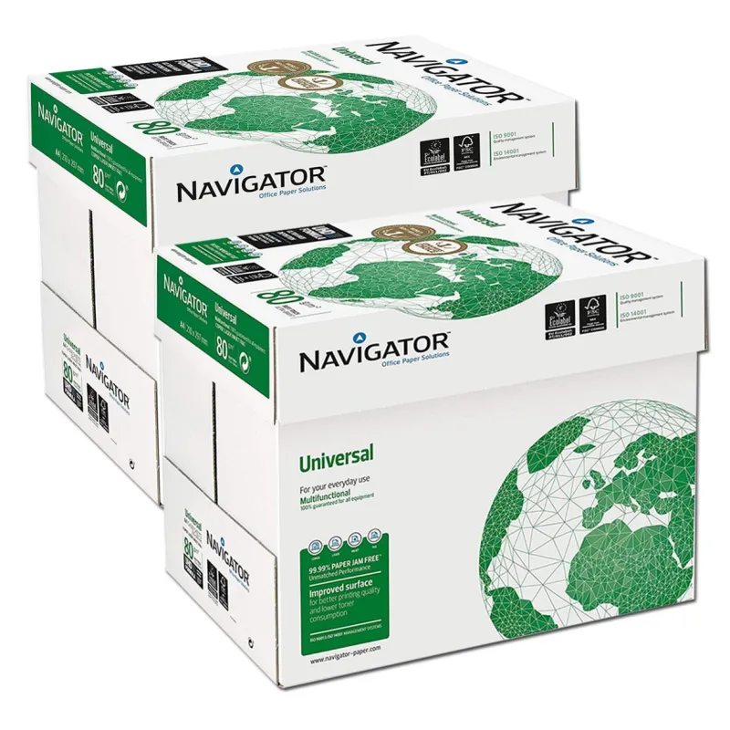 Carta A4 Navigator Universal 80gr - Pacco da 10 risme